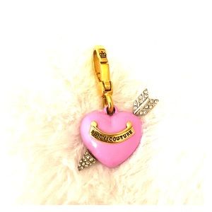 Pink heart charm